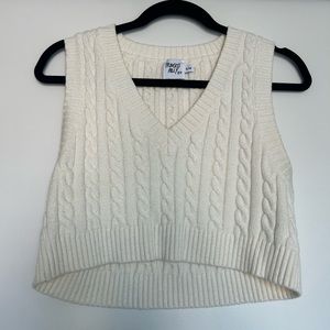Princess Polly Cropped Sweater Vest